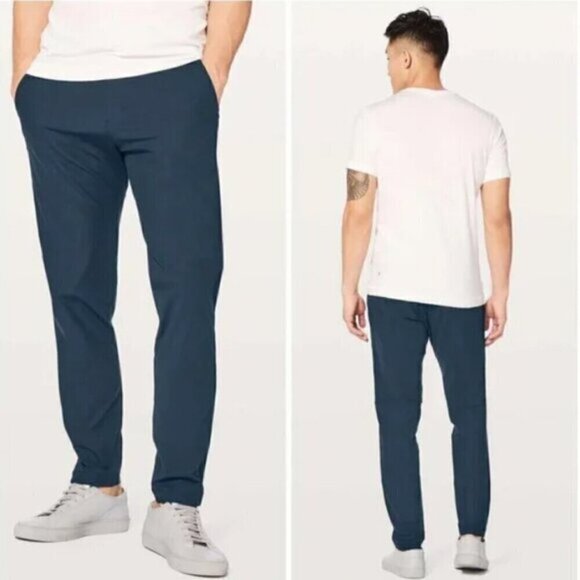 Lululemon Navy Blue Commission Pant Slim - 32 x 27" (shortened) - Picture 1 of 13